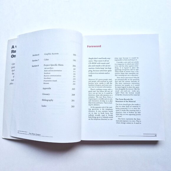 Design book: One-minute designer by Roger C. Parker - Picture 5 of 7